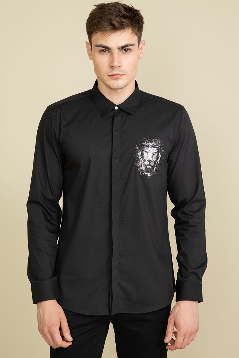 Mufasa Lion Black Shirt - SNITCH