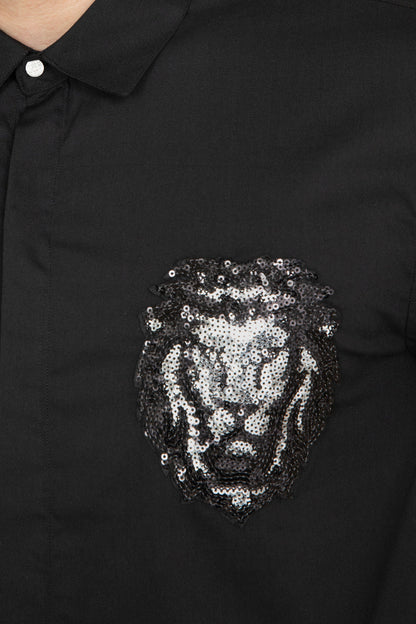 Mufasa Lion Black Shirt - SNITCH
