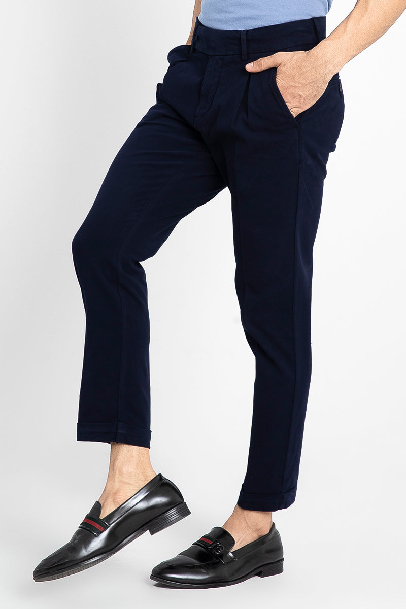 Buy Navy Blue Slim Smart Chino Trousers from Next USA