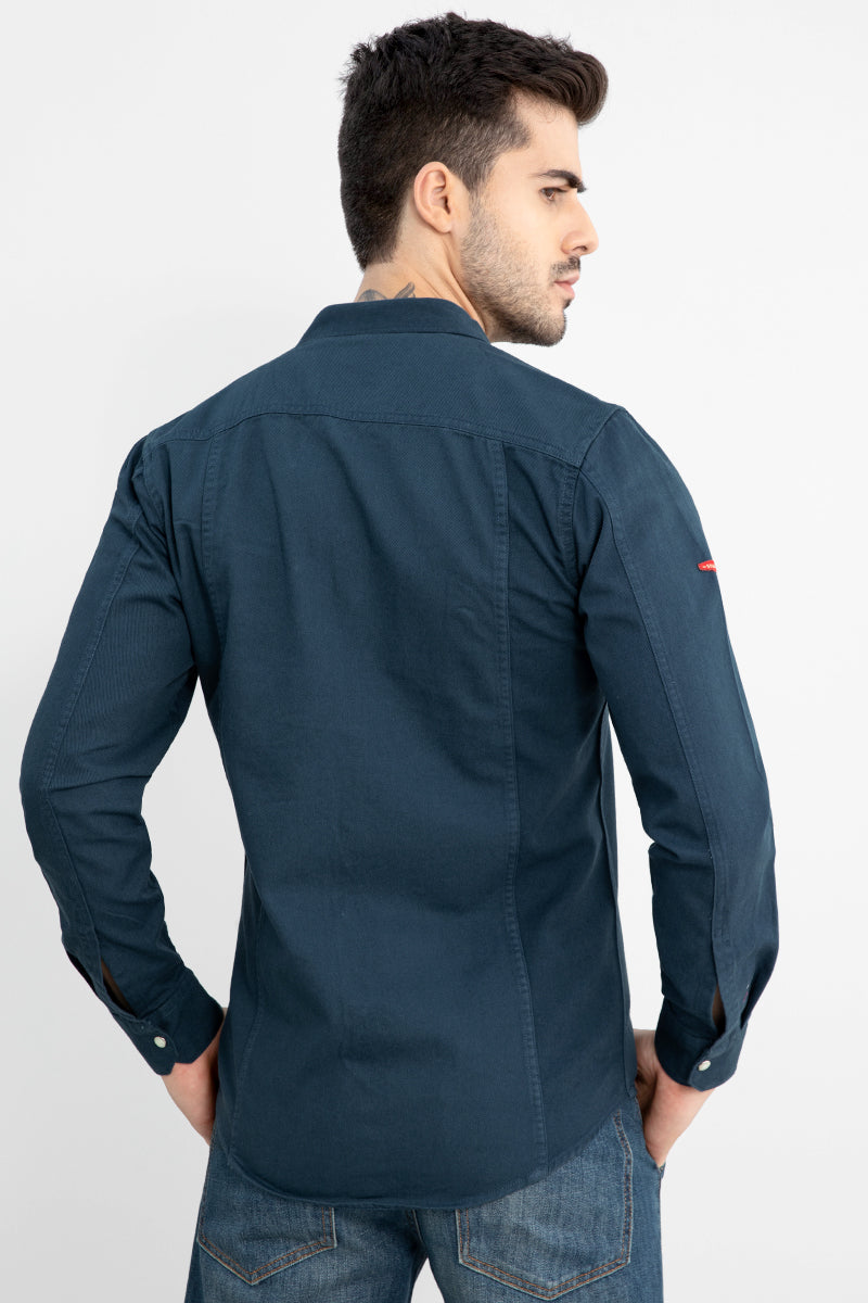 Quintuple Navy Shirt - SNITCH