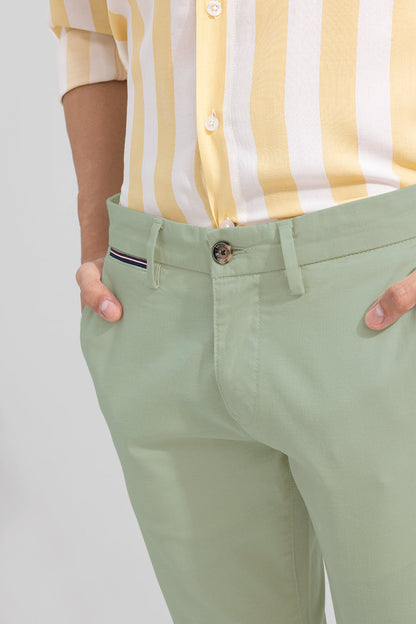 Fine Mint Green Linen Pant | Relove