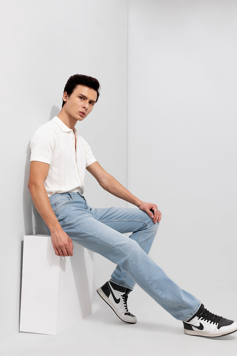 Jazz Blue Straight Fit Jeans | Relove