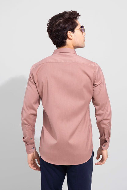 Mist Powder Pink Melange Shirt | Relove