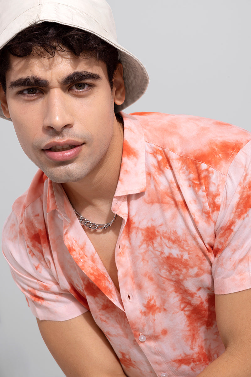 Tie Dye Orange Shirt | Relove