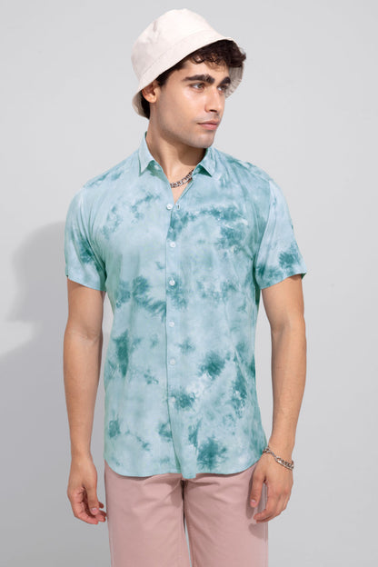 Tie Dye Mint Green Shirt | Relove