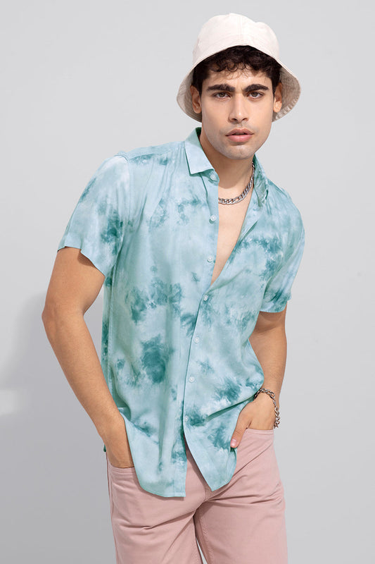 Tie Dye Mint Green Shirt | Relove