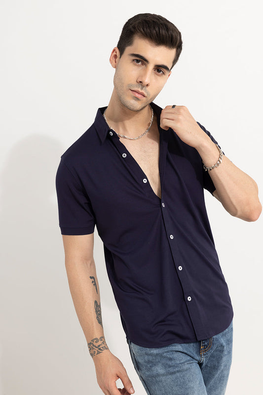 Maverick Navy Shirt | Relove