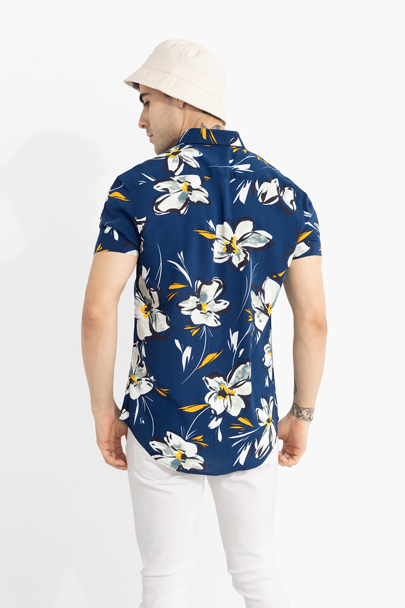 Azalea Navy Shirt | Relove