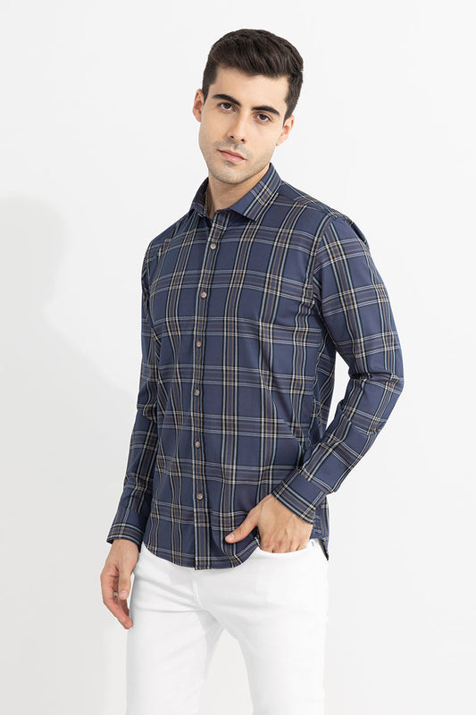 Rumil Blue Checks Shirt | Relove