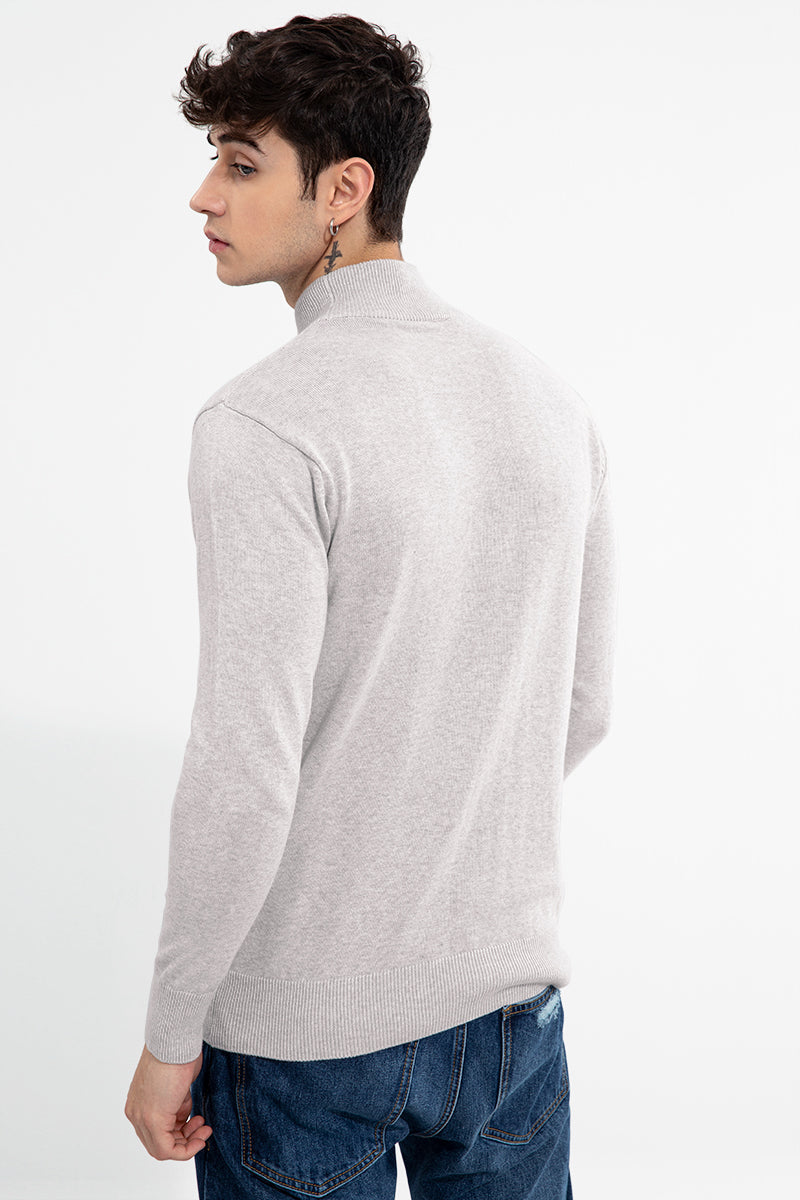 Balmy Grey Sweater - SNITCH