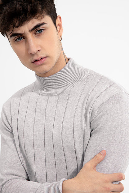 Balmy Grey Sweater - SNITCH