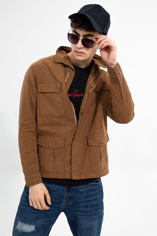 Vintage Brown Chore Jacket - SNITCH