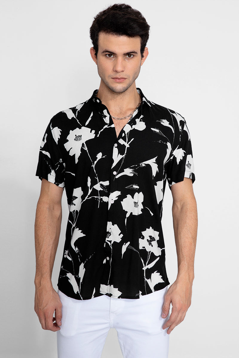 Floris Black Shirt - SNITCH