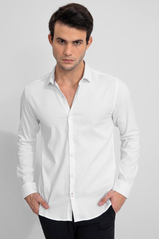 Ebullience White Shirt - SNITCH