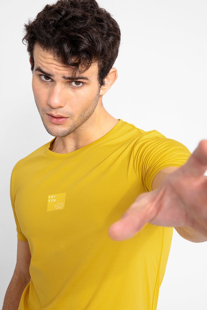 Technical Yellow T-Shirt - SNITCH