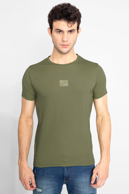 Technical Olive T-Shirt - SNITCH