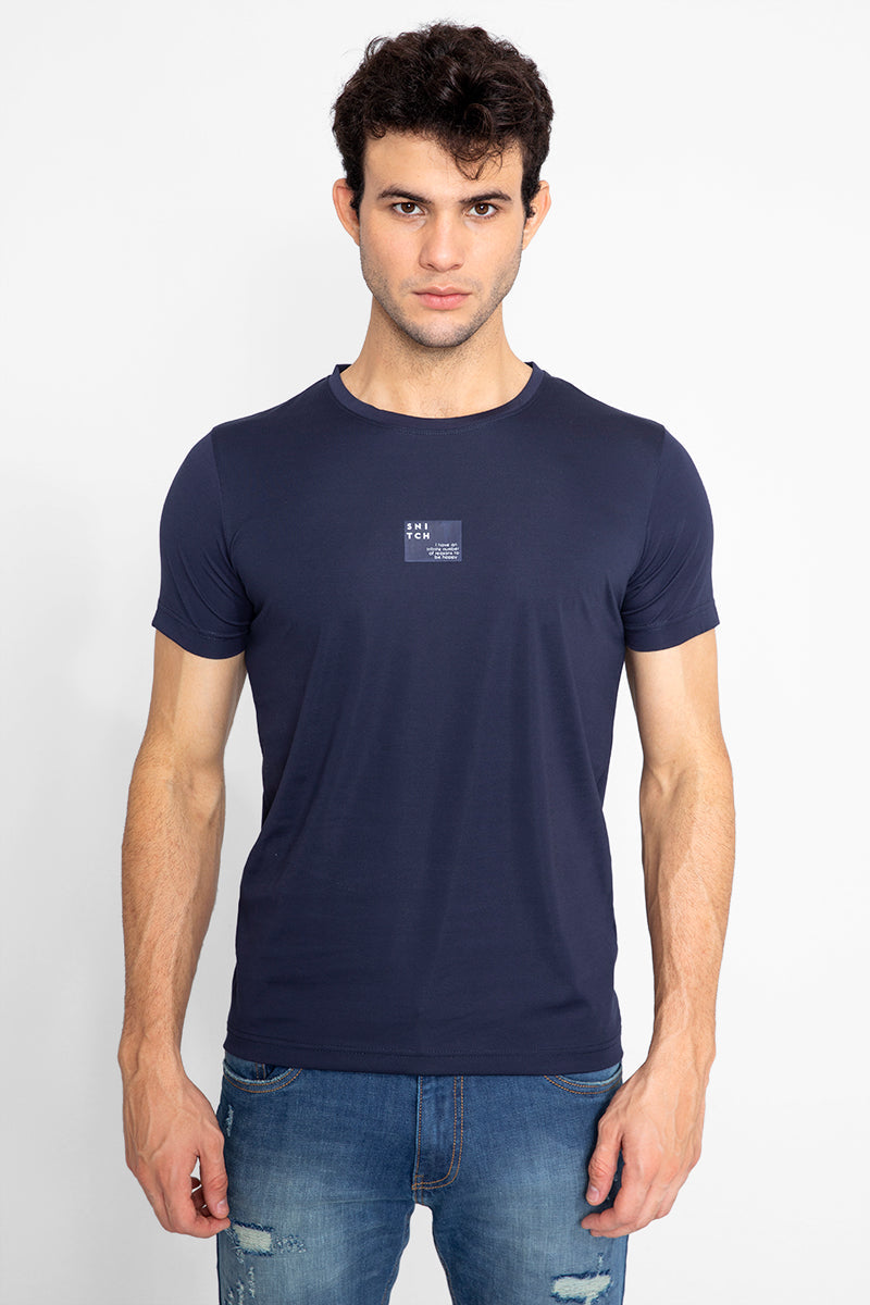 Technical Navy T-Shirt - SNITCH