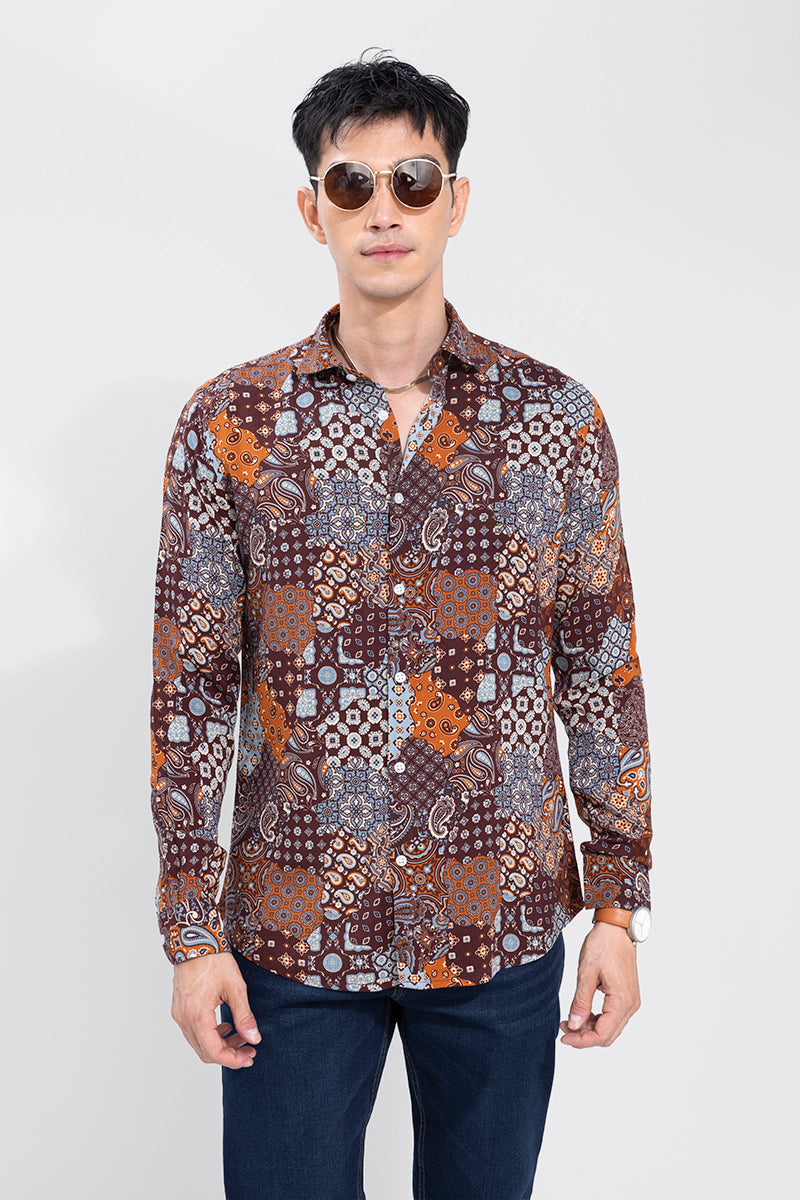 Karigari Brown Shirt | Relove