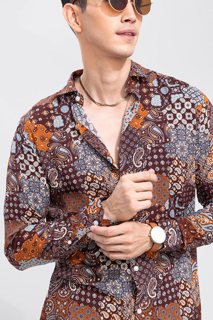 Karigari Brown Shirt | Relove