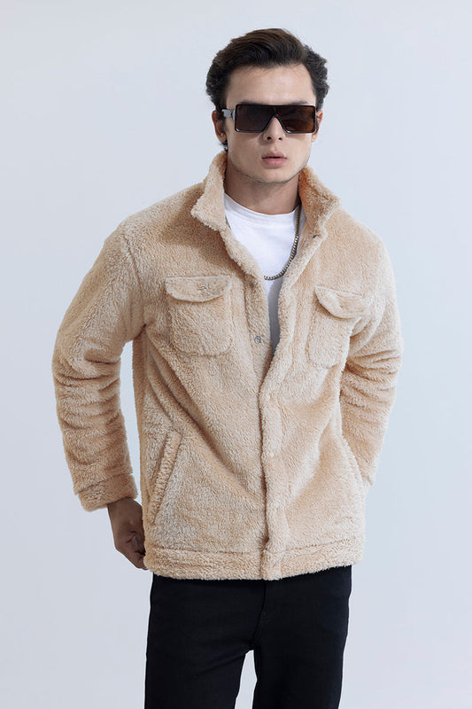 Teddy Beige Jacket | Relove