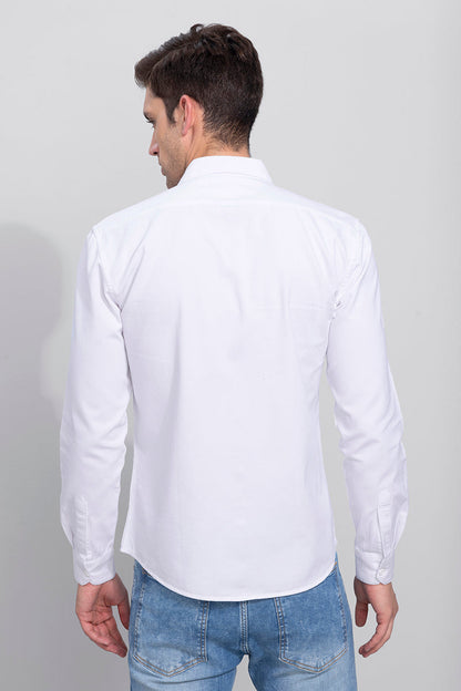Twin Pocket White Shirt | Relove
