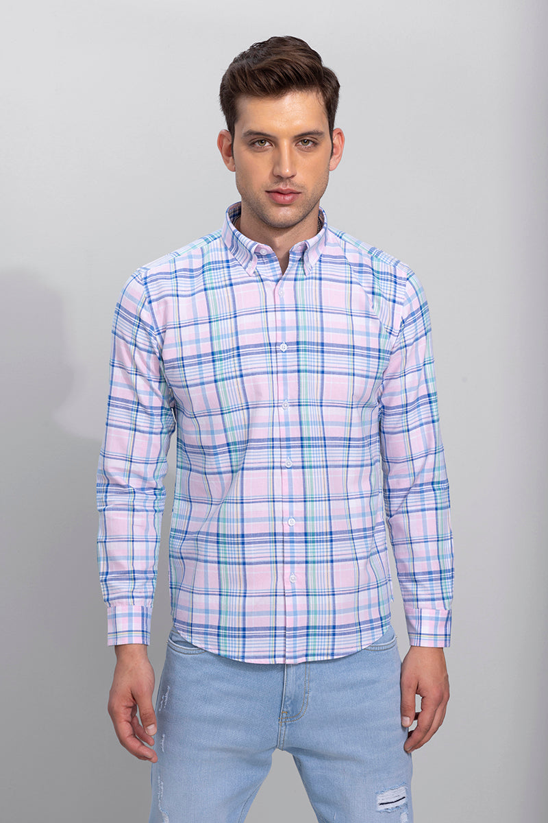 Normy Pink Checks Shirt | Relove