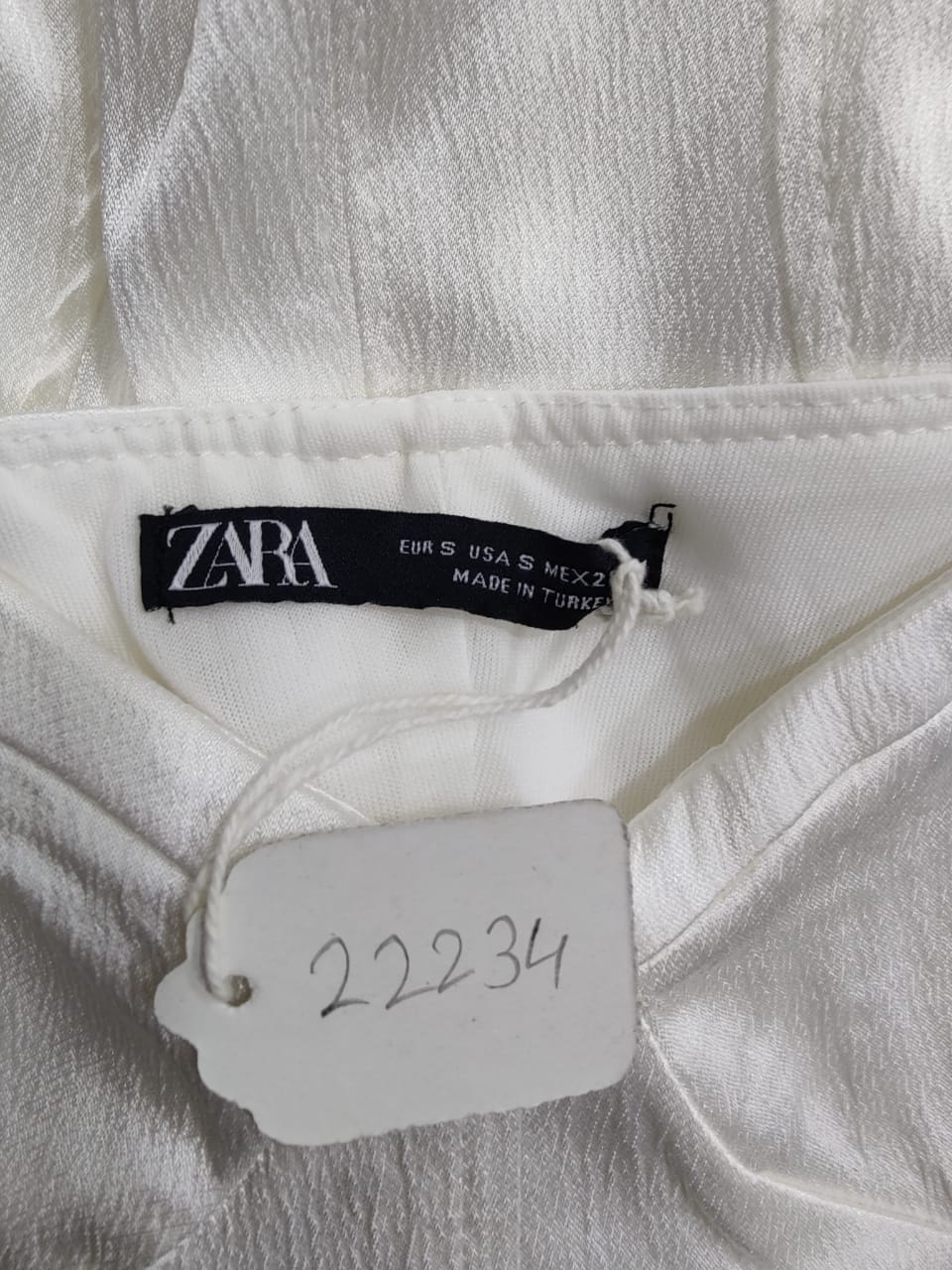 ZARA Pearl White Bodysuit | Relove