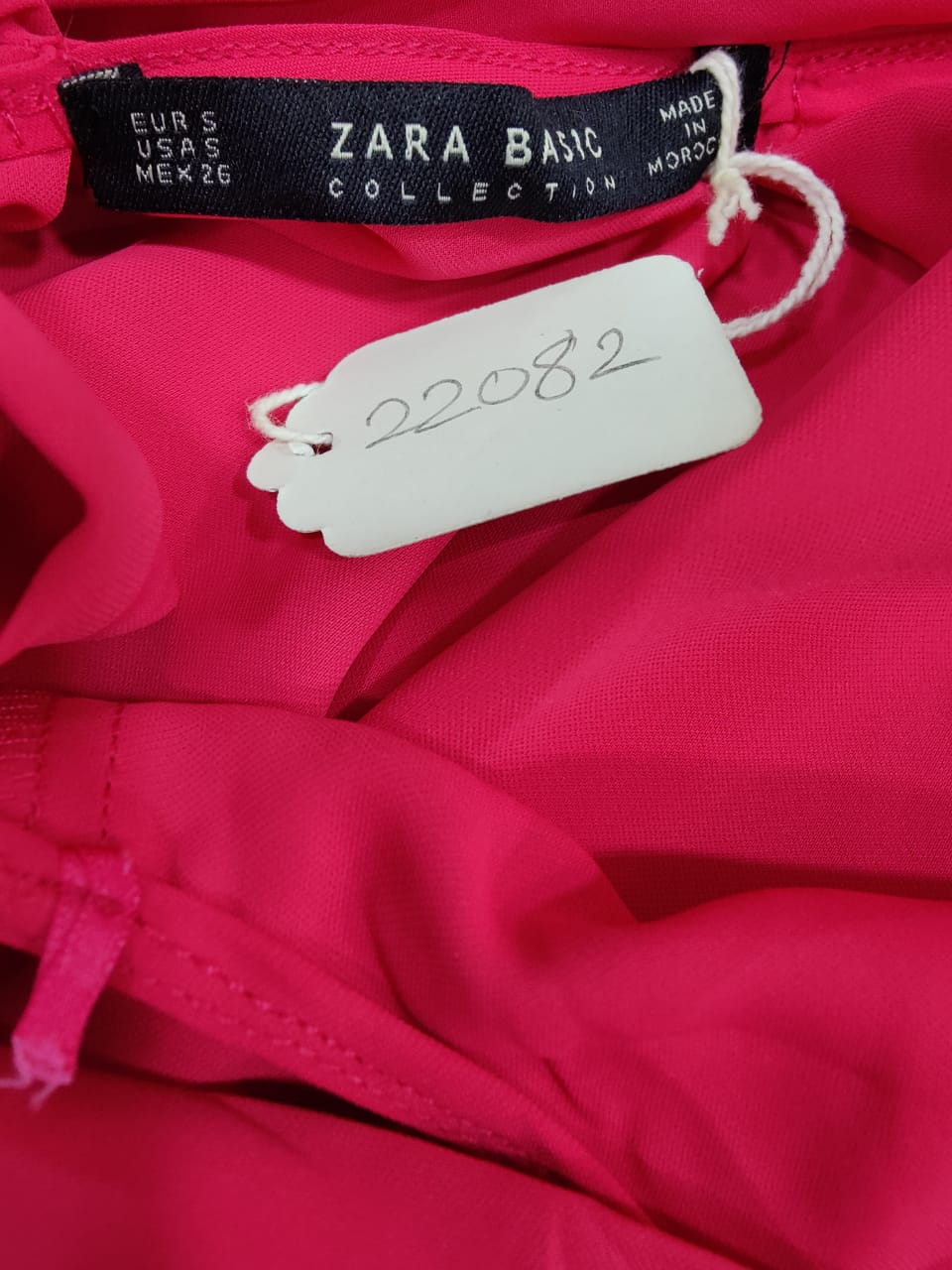 ZARA Pink Sleeveless Collared Top | Relove