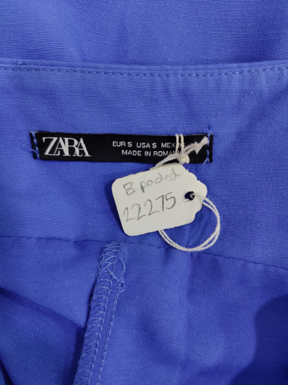 ZARA Blue Sleeveless Jumpsuit Dress | Relove