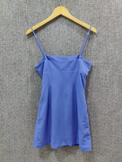 ZARA Blue Sleeveless Jumpsuit Dress | Relove