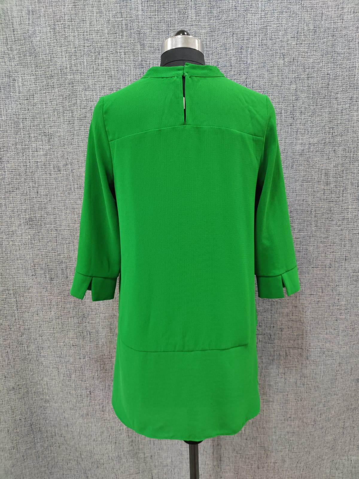 ZARA Green Midi Dress With Gold Button | Relove