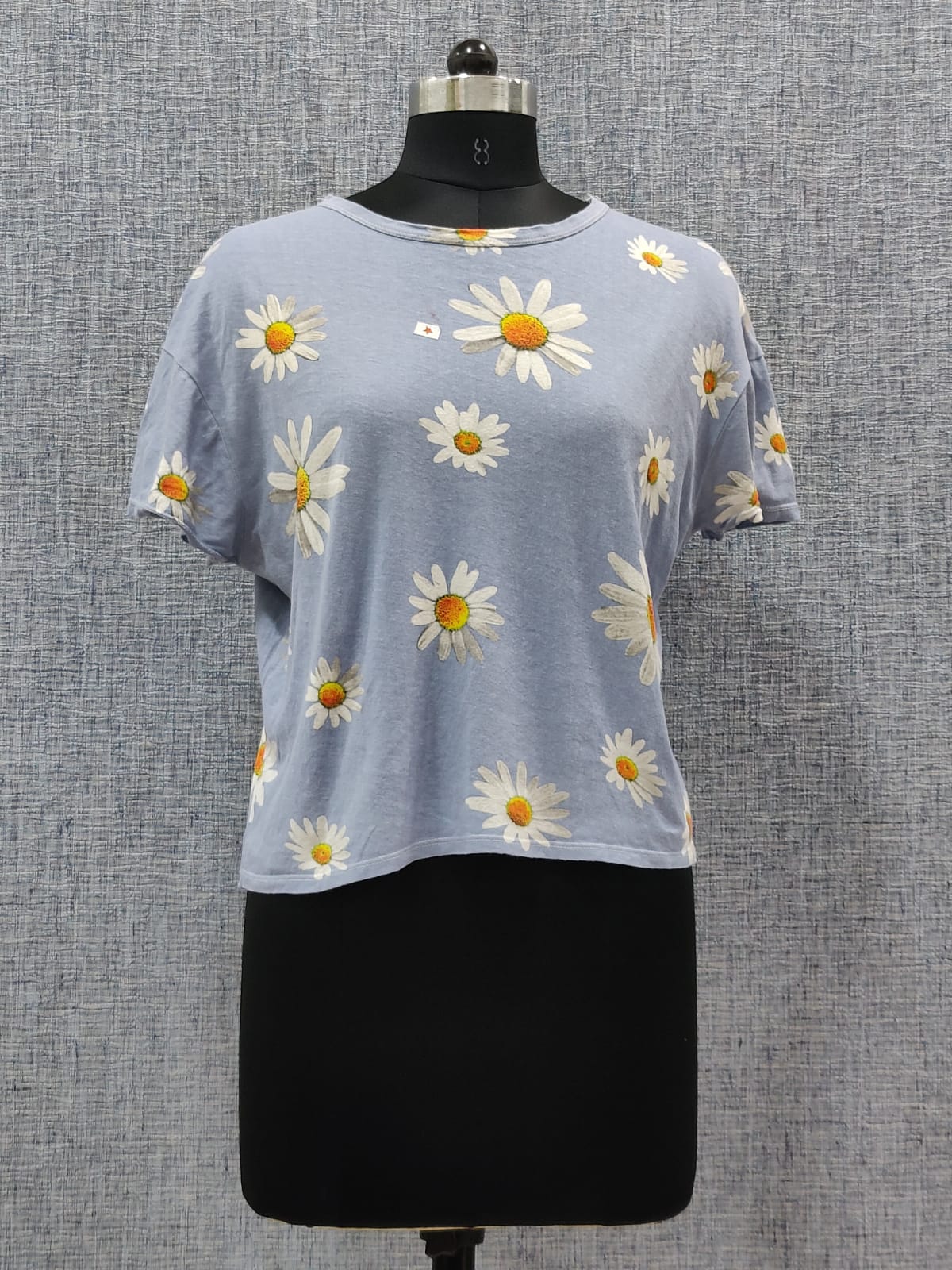 ZARA Blue Sunflower T-shirt | Relove