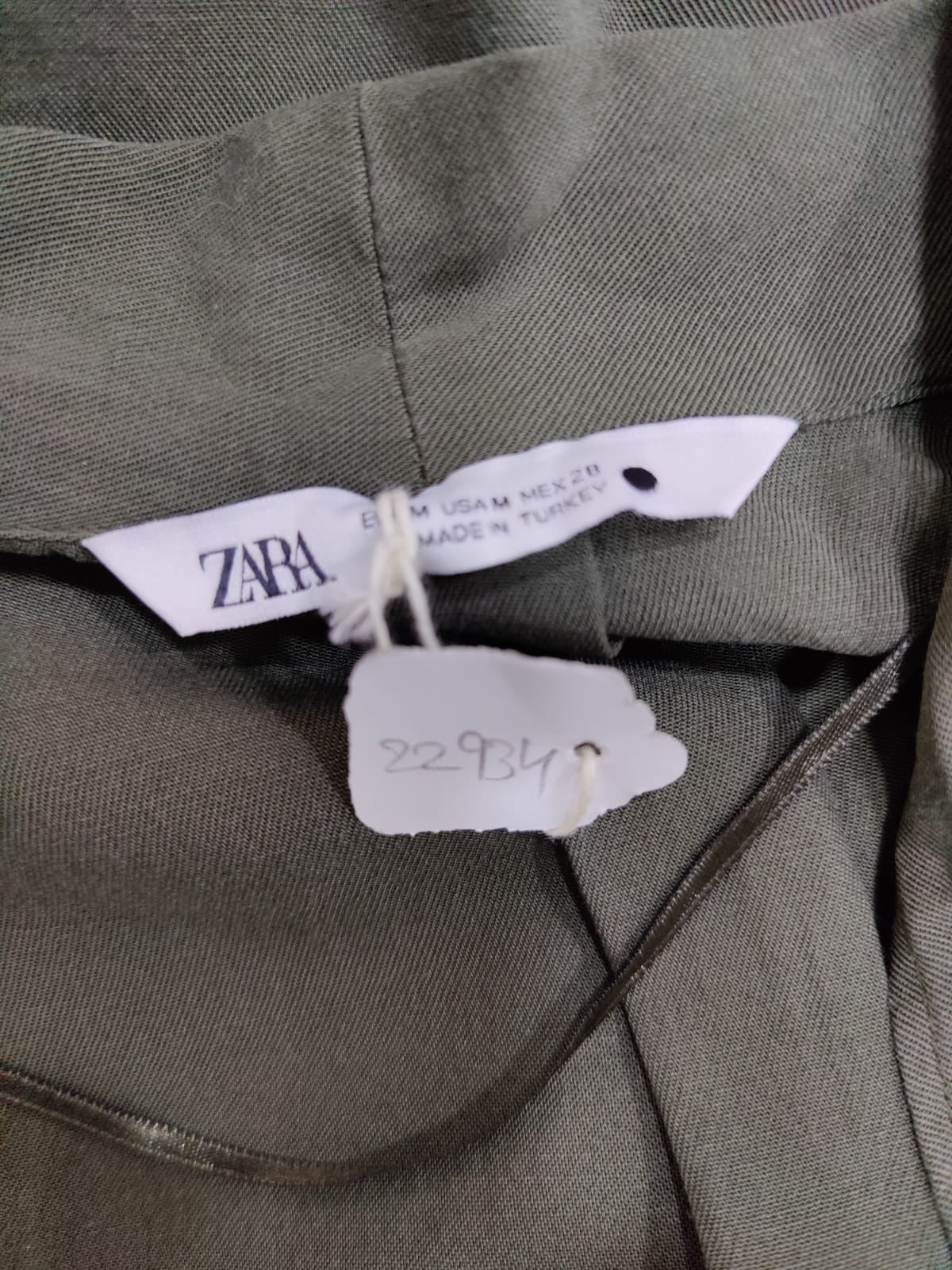 ZARA Military Green Cowl Top | Relove