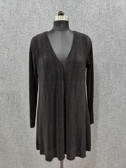 ZARA Black V-neck Mini Dress | Relove