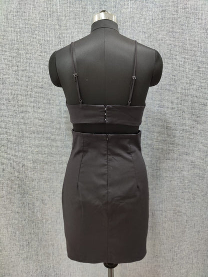 ZARA Black Cutout Midi Dress | Relove