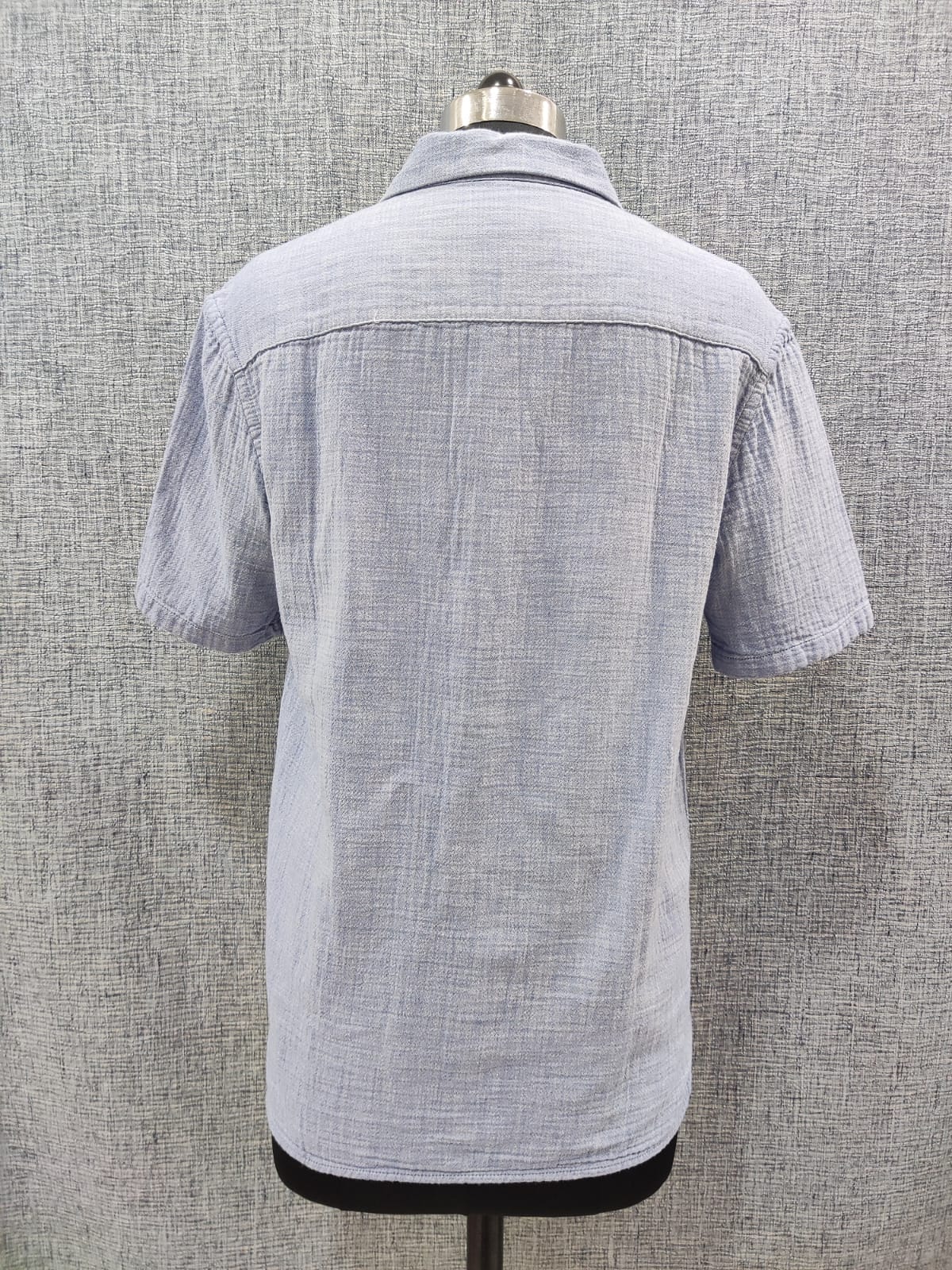 ZARA Blue Half Sleeves Shirt | Relove