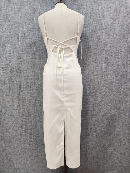 ZARA White Cutout Strapped Dress | Relove