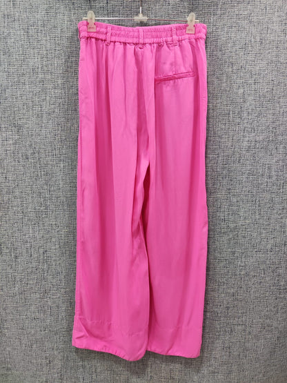 ZARA Pink Wide Leg Trouser Pants | Relove
