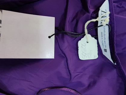 ZARA Purple Puffed Sleeve Bodysuit | Relove