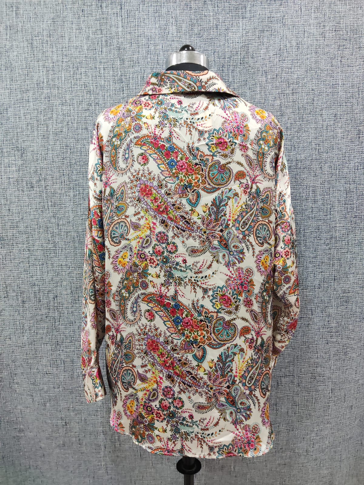 ZARA Multicolour Flowy Silk Shirt | Relove