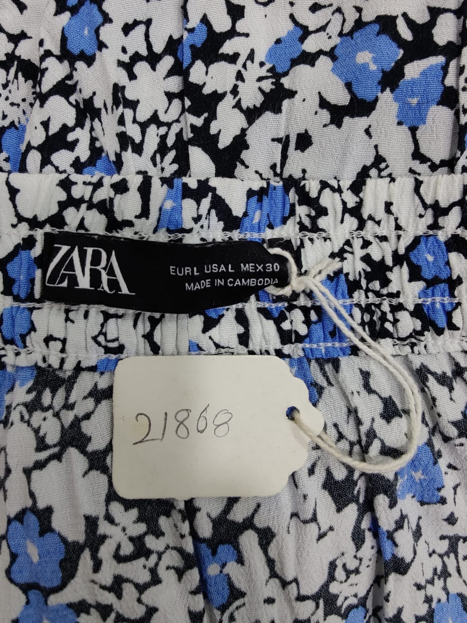 ZARA Blue Floral Skorts | Relove