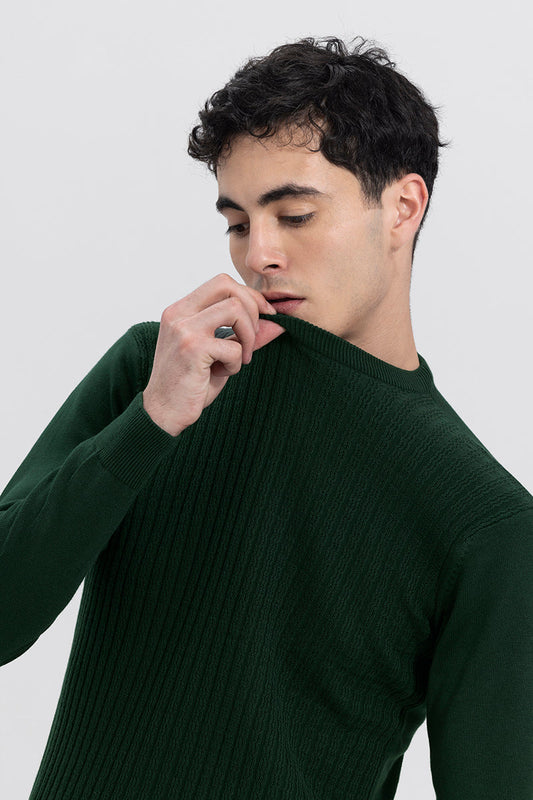 Cordial Green Ribbed T-shirt | Relove