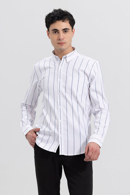 String Stripe White Shirt | Relove