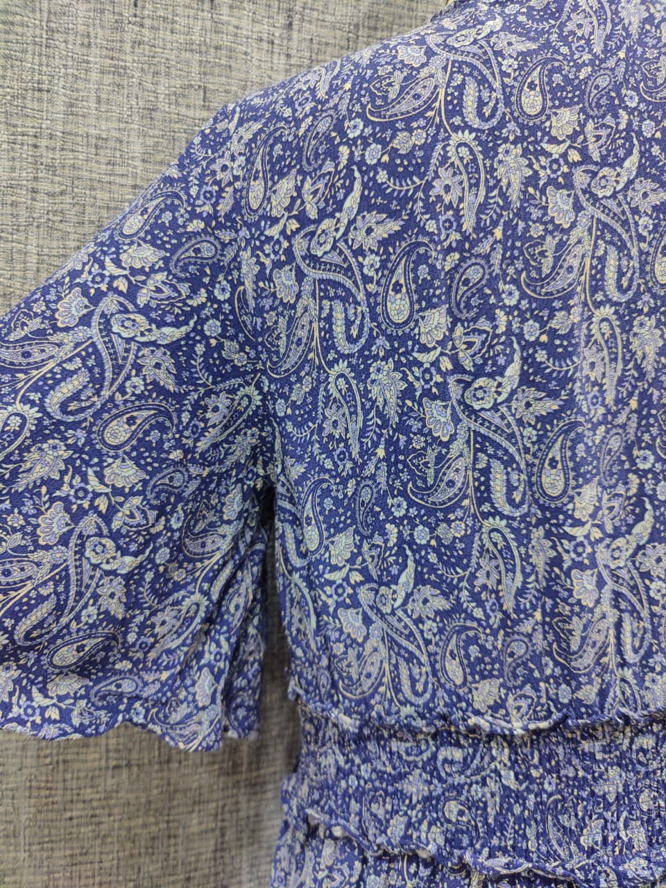 ZARA Printed Blue Long Dress | Relove