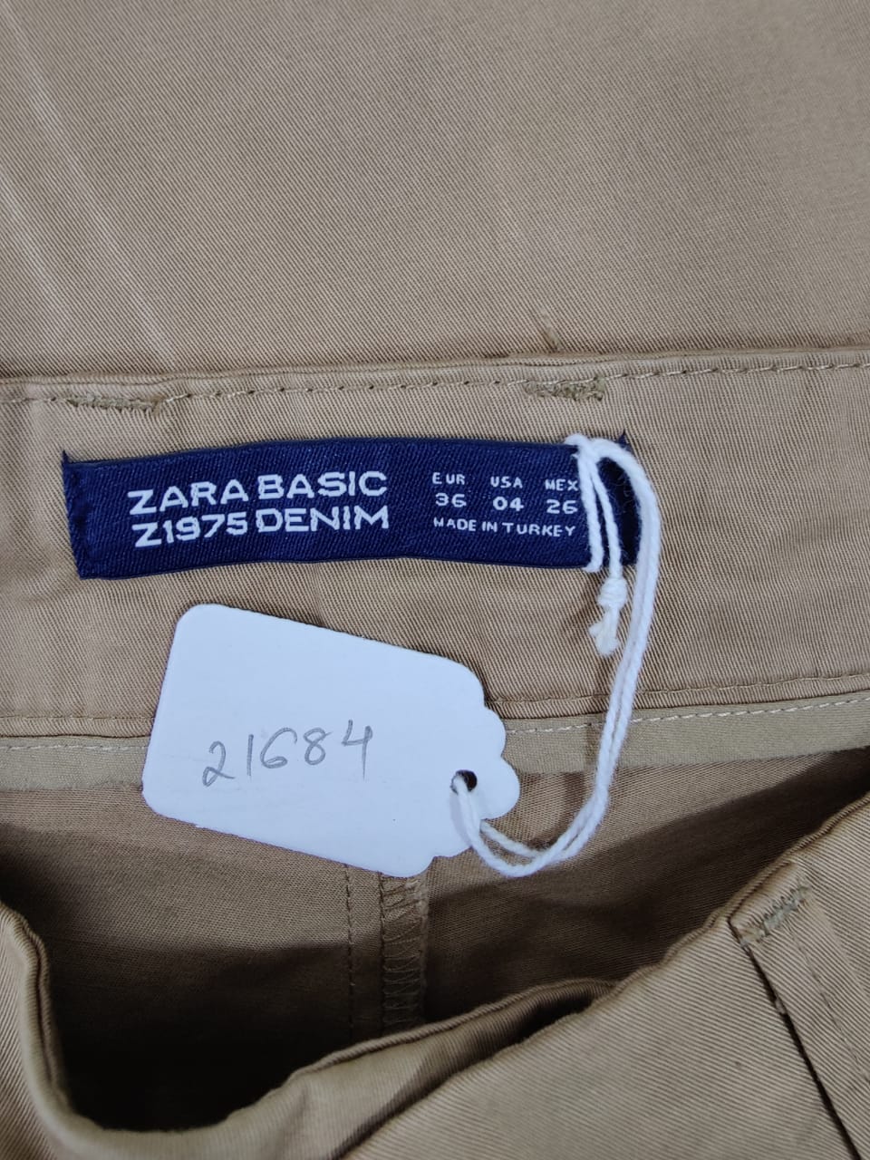 ZARA Light Brown Trouser | Relove