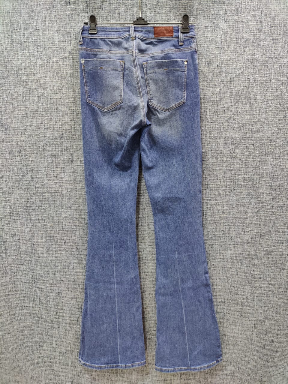 Retro Flared Jeans High Waist Star Printed Long Denim Bell Bottom Jean –  ALILANG.COM