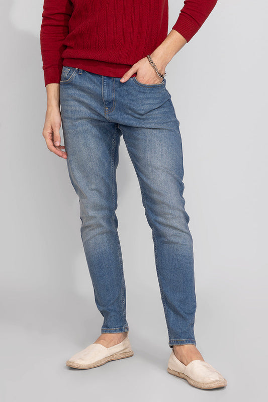 Theo Blue Whiskered Jeans | Relove