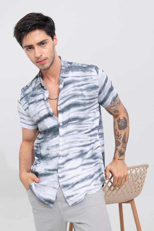 TieDye Marble Grey Shirt | Relove