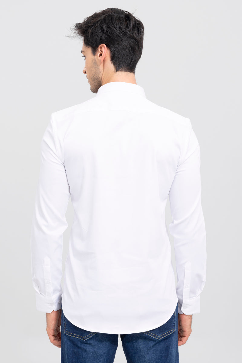 Please White Printed Shirt | Relove