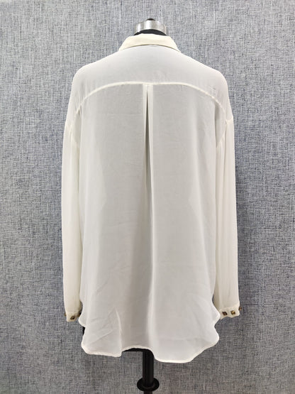 ZARA White Sheer Shirt | Relove